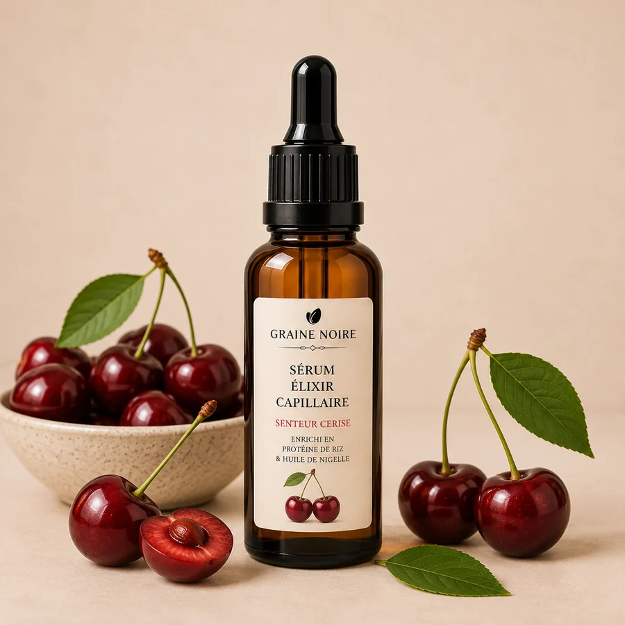 Sérum Élixir Capillaire Graine Noíre — senteur Cerise